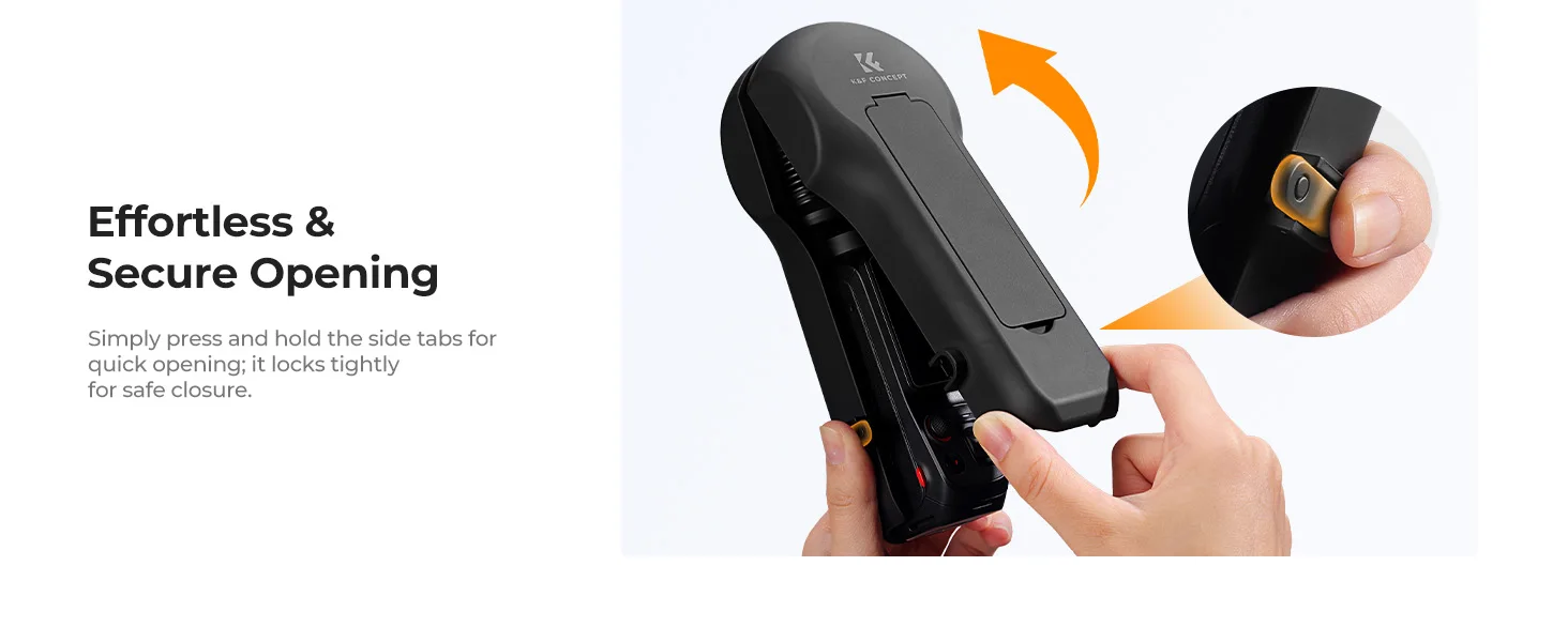 K&F Concept Schutzhülle für Insta360 LUNA Ultra Action-Kamera Zubehör 3-teiliges Filtergehäuse Schutzabdeckung – Detail 4