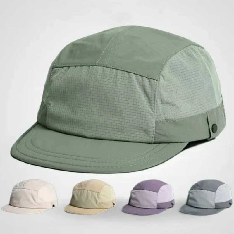 novo-verao-de-borda-curta-bones-de-beisebol-de-secagem-rapida-das-mulheres-dos-homens-ajustavel-hip-hop-snapback-chapeu-esportes-ao-ar-livre-bones-de-caminhoneiro-chapeus-de-sol
