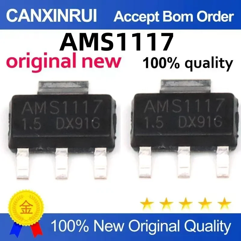 

(5-100 pieces) Brand new original AM1117-1.5 AM11117 SOT-223 spot chip IC