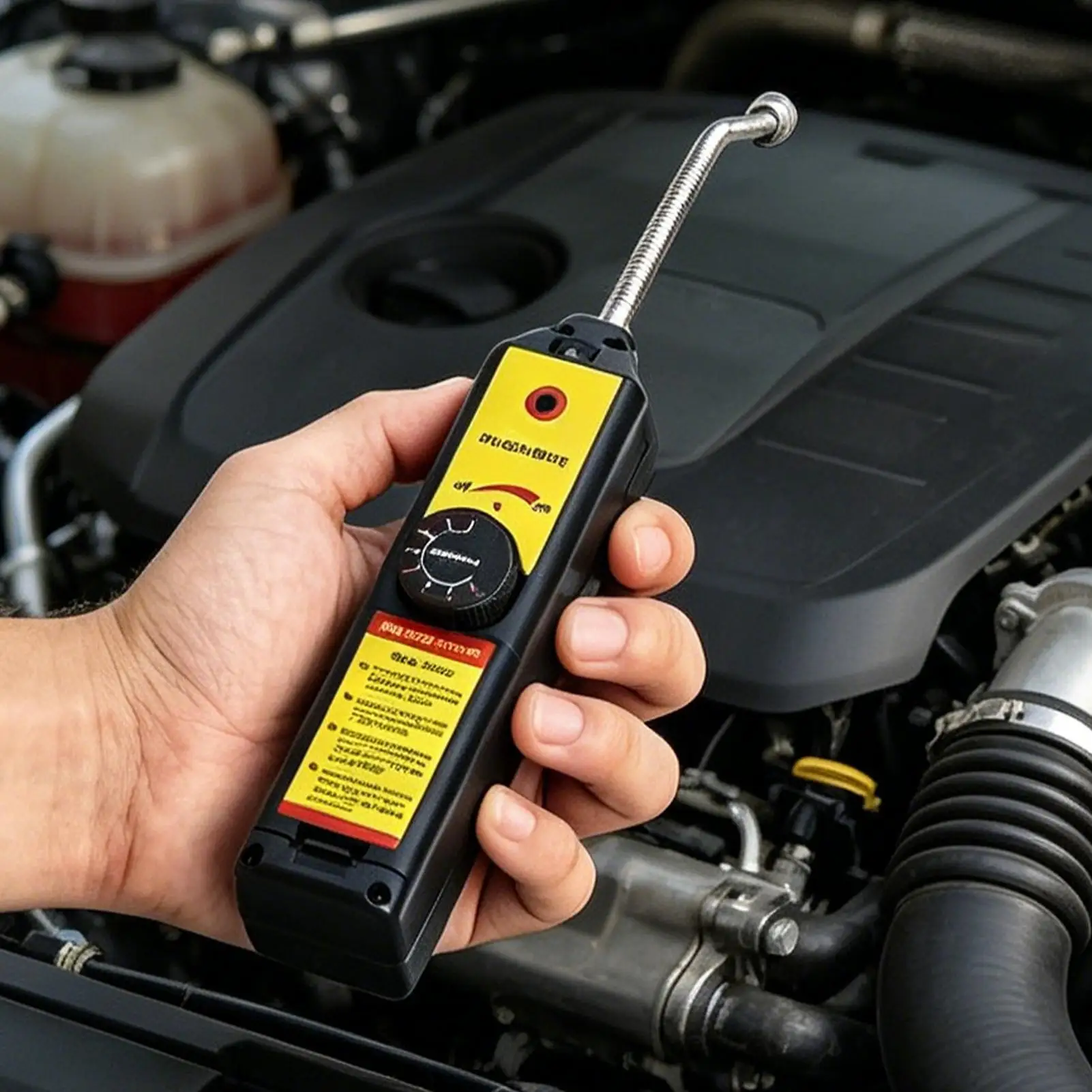 

Refrigerant Leak Detector Battery Powered Lightweight Precise Detection Car AC Leak Detector For Trucks RVs Motorcycles ATVs