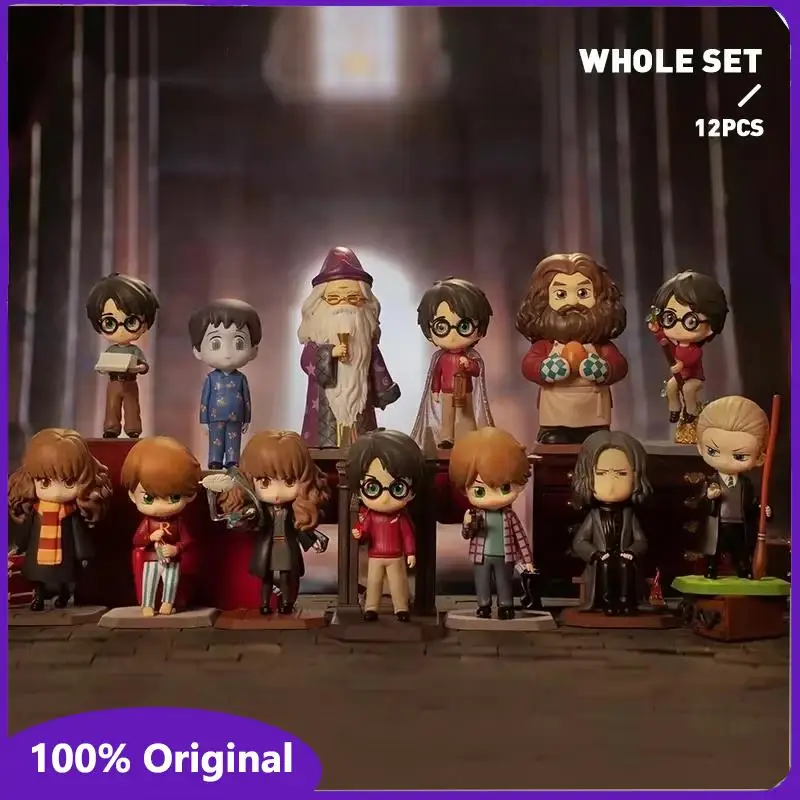 

100% Original Harry Potter Magic Stone Novel Series Blind Box Guess Bag Toys Doll Anime Figure Ornaments Collection Gift