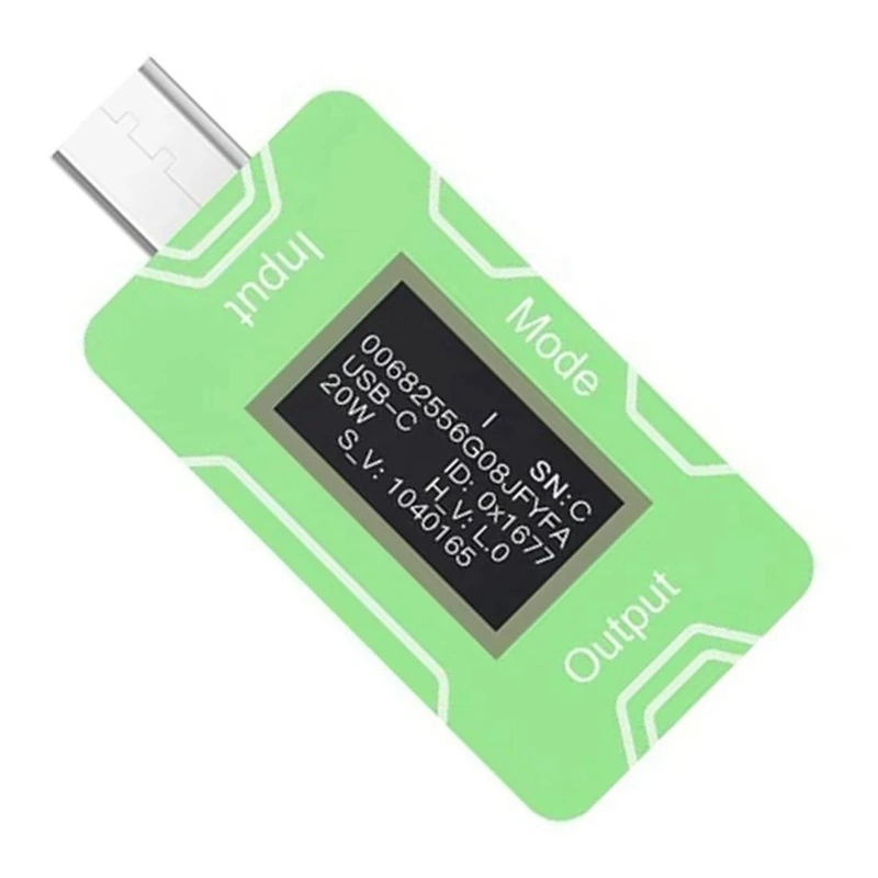 JCID CT02 PD/QC Fast Charging Charger Detector USB-C Power Supply Tester For Measuring Voltage, Power And Current