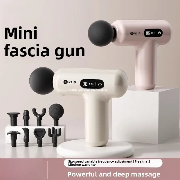 Mini Fascia Gun Girls Mini Massage Gun Muscle Relaxation Massager Multifunctional Neck Gun