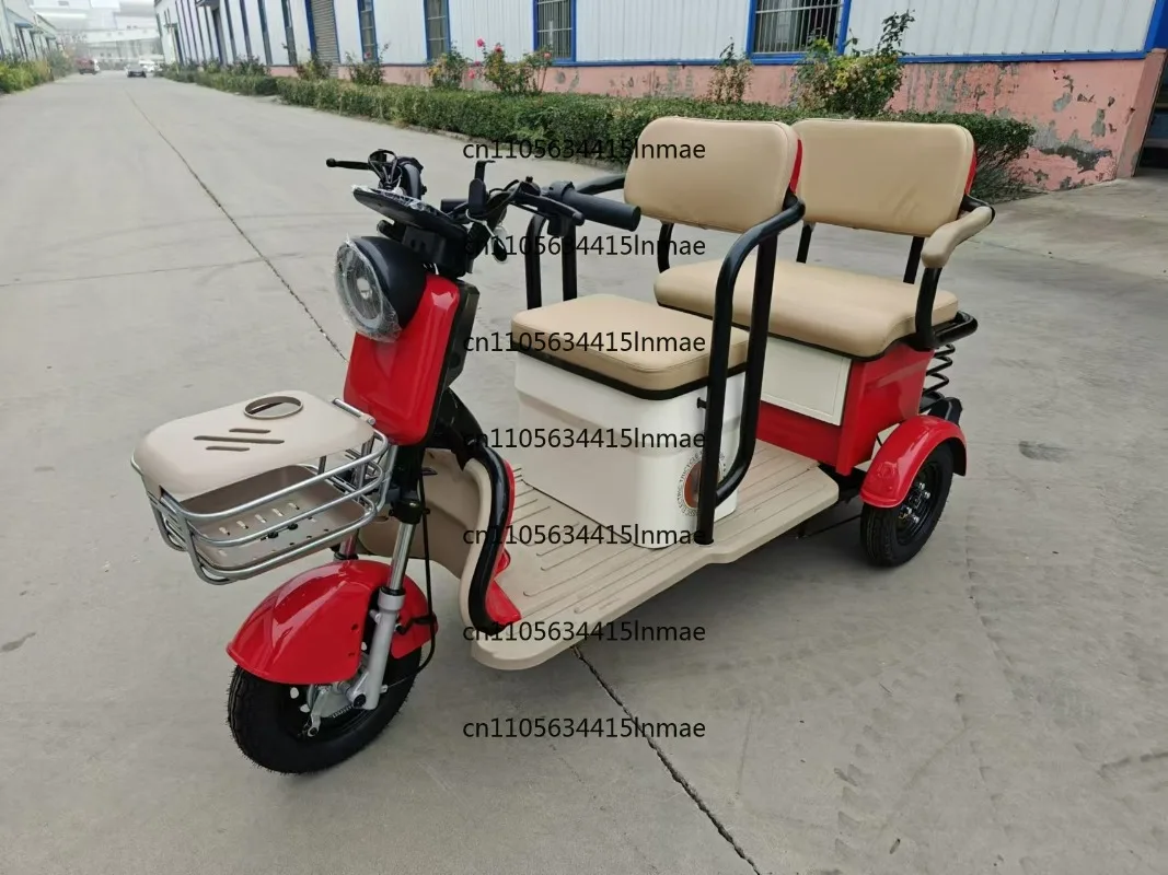 City Electric Scooter 800W Motor Full-Closed Express Cargo Tricycle 14-Inch Tires 48v-750w Smart Controller 60v Lithium Battery