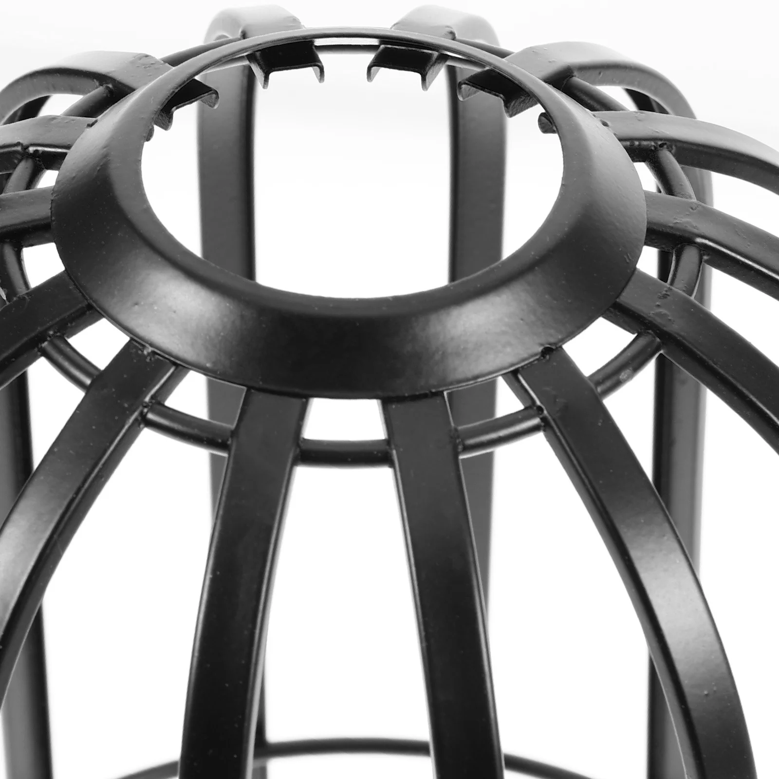 

Vintage Iron Cage Pendant Light Shade, Rustic Metal Lamp Shade Replacement For Bedroom Kitchen Dining Room,