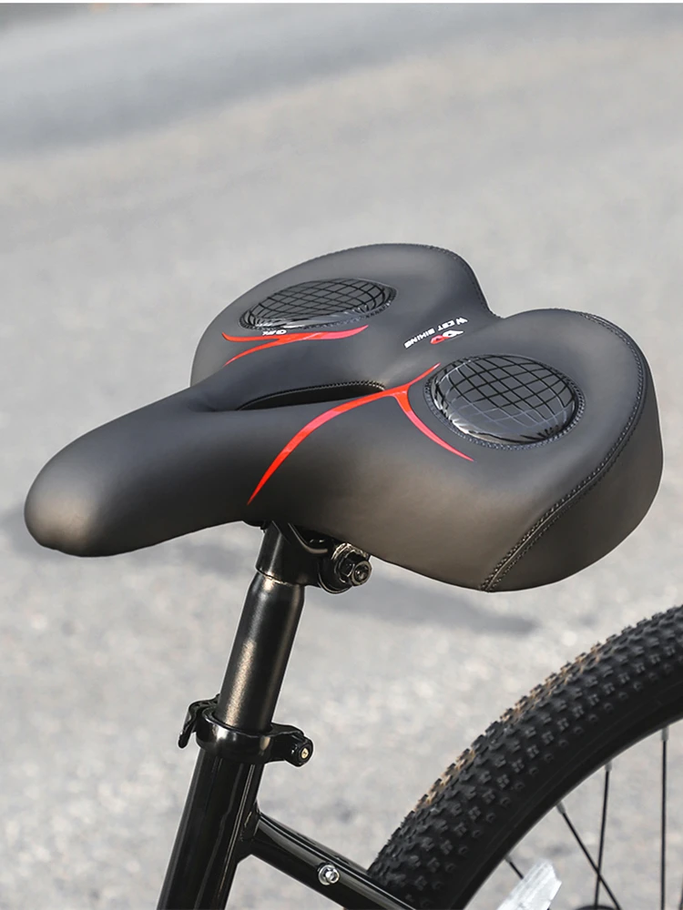 AliExpress West Biking WEST BIKING GEL Bicycle Saddle Ergonomic Soft Widen Thicken Cushion Long Distance Riding MTB Road Bike Comfortable Cycling Seat