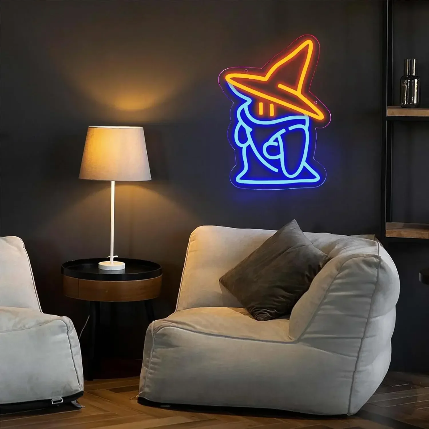 Genie Neon Light Sign, Dimmable, Wall Decor, Halloween Party Room, Club, Incentré, Outdoor Decor, Birthday Gift