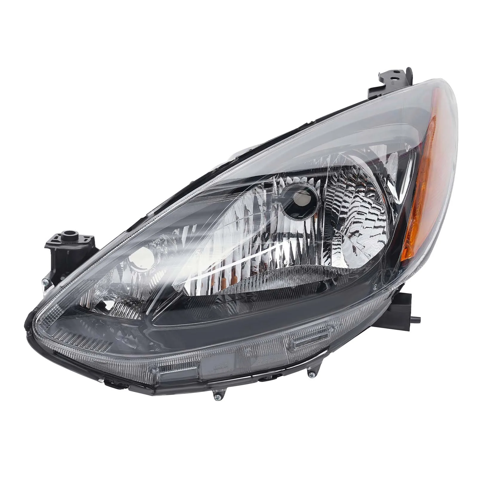 

Left Driver Side Halogen Headlight Headlamp For 2011 2012 2013 2014 Mazda 2 Headlight Assembly LH 12 V Clear OEM MA2518144