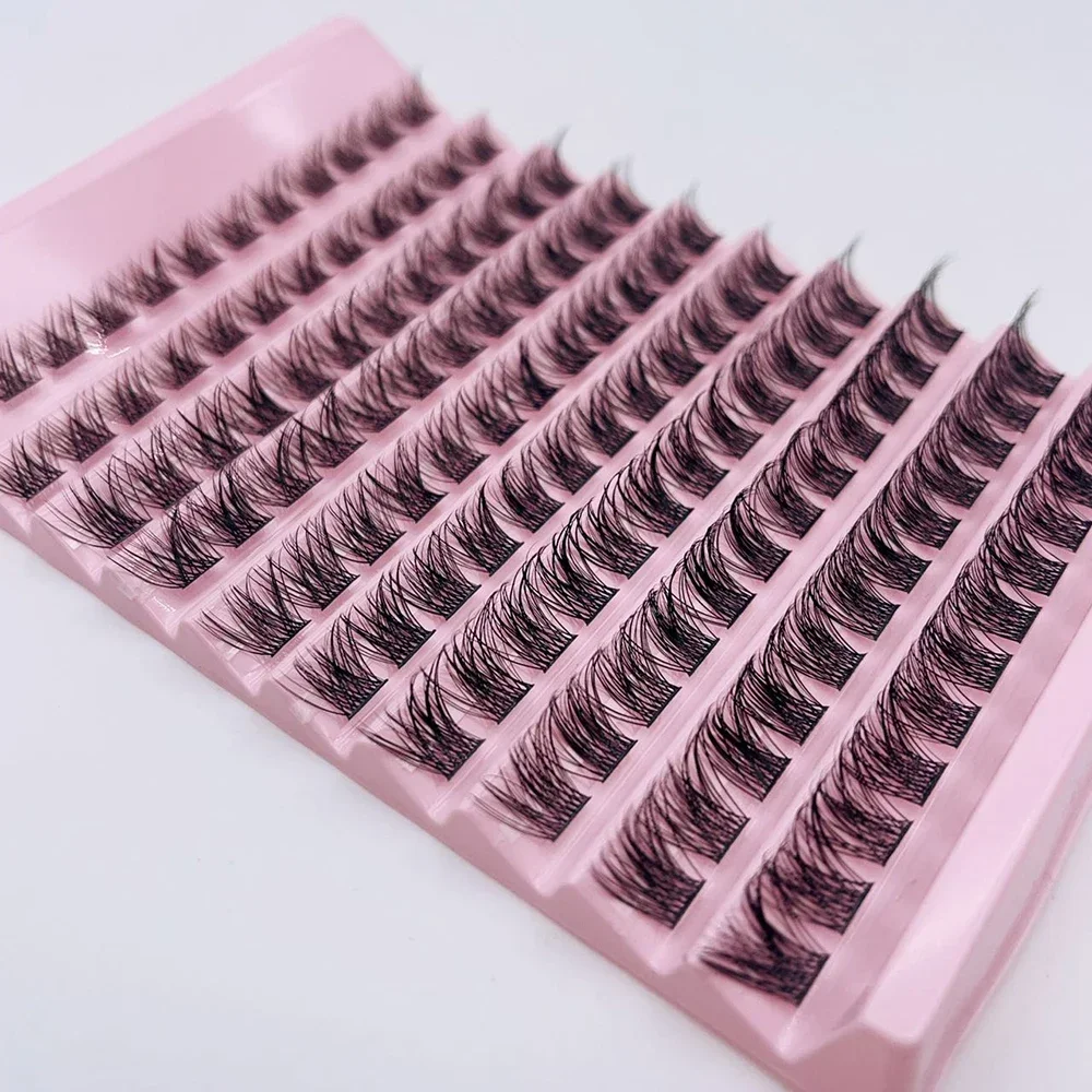 DIY Clusters Eyelash Extension Segmented Lashes 120 Volume Natural Cluster Segmented Eyelashes Bundle Lashes