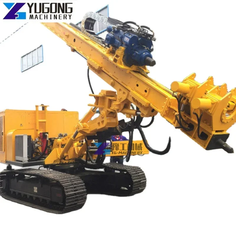 

Crawler Mine Pneumatic Rock Tunnelling Blasting Drilling Machine Rotary DHT Percussive Drilling Rig Machine