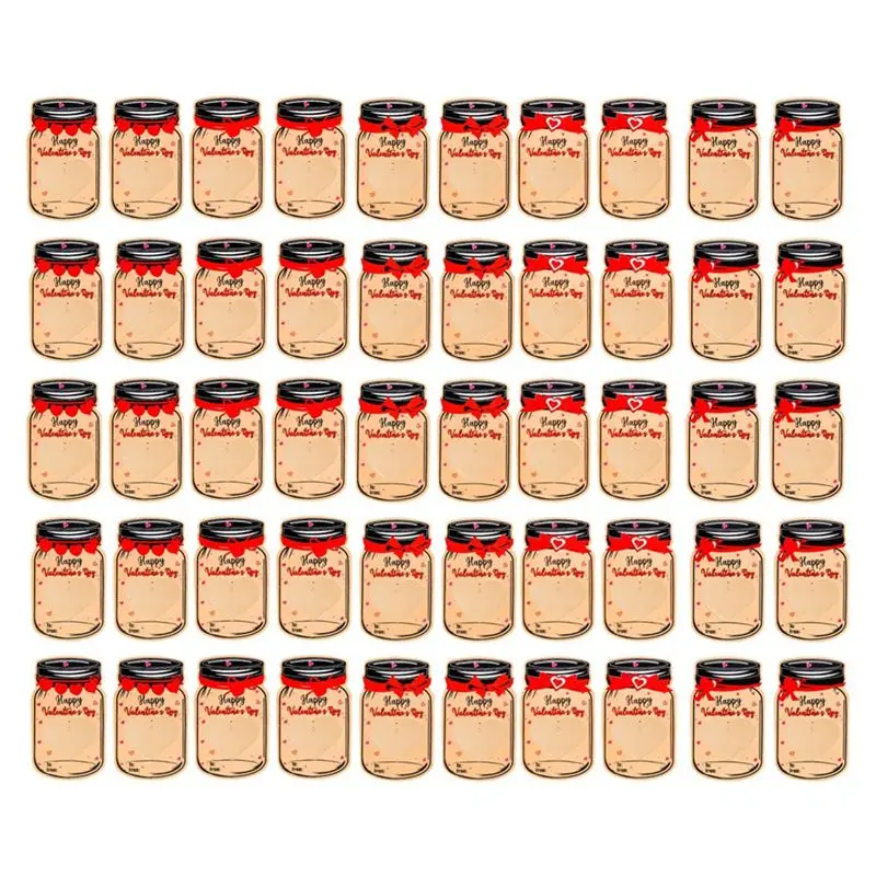 

A01E-50Pcs Valentines Day Gift Cards For Kids Valentines Classroom Exchange Fun Pack Valentine's Day Greeting Card Set