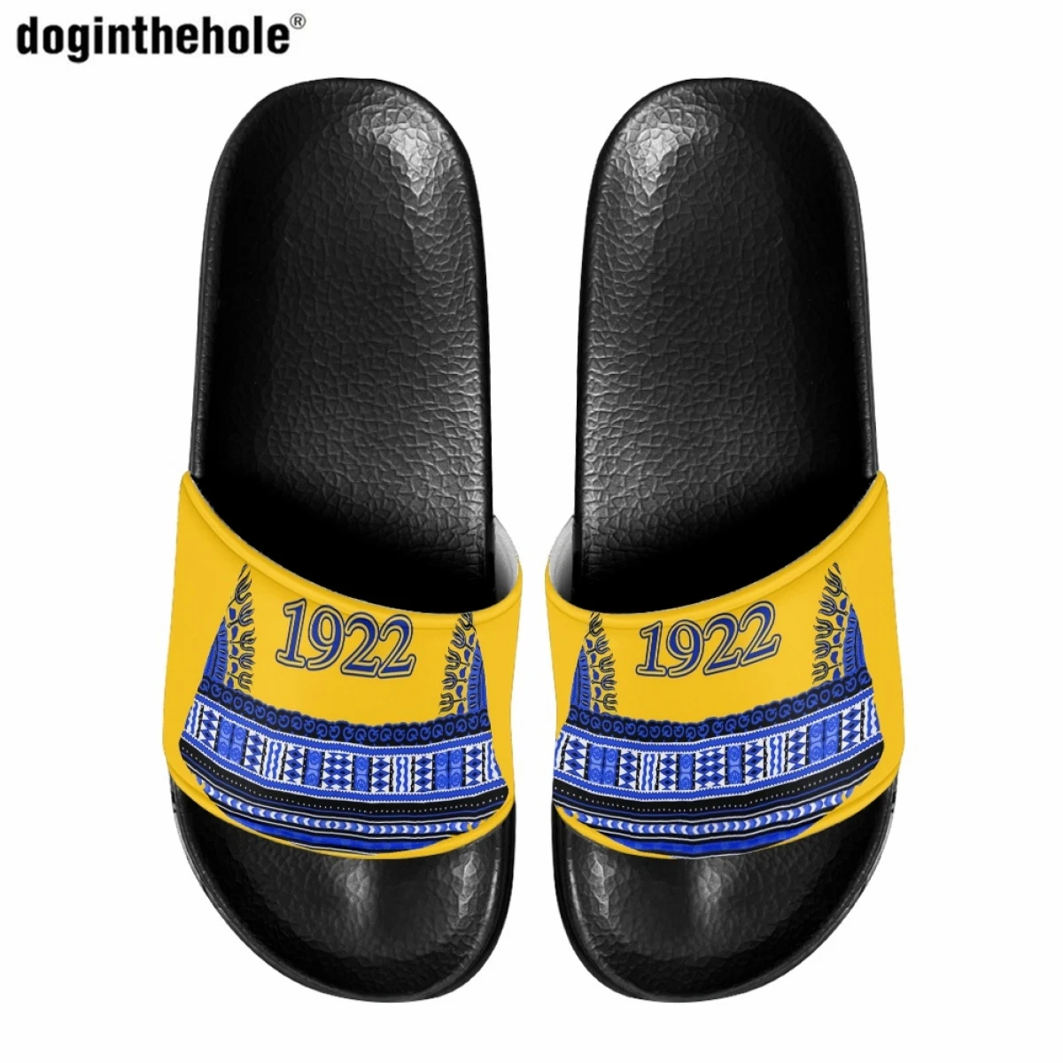 Doginthehole Sigma Gamma Rho Sorority Summer Slippers for Ladies Fashion Lightweight EVA Non-Slip Slippers Men's Beach Sandals