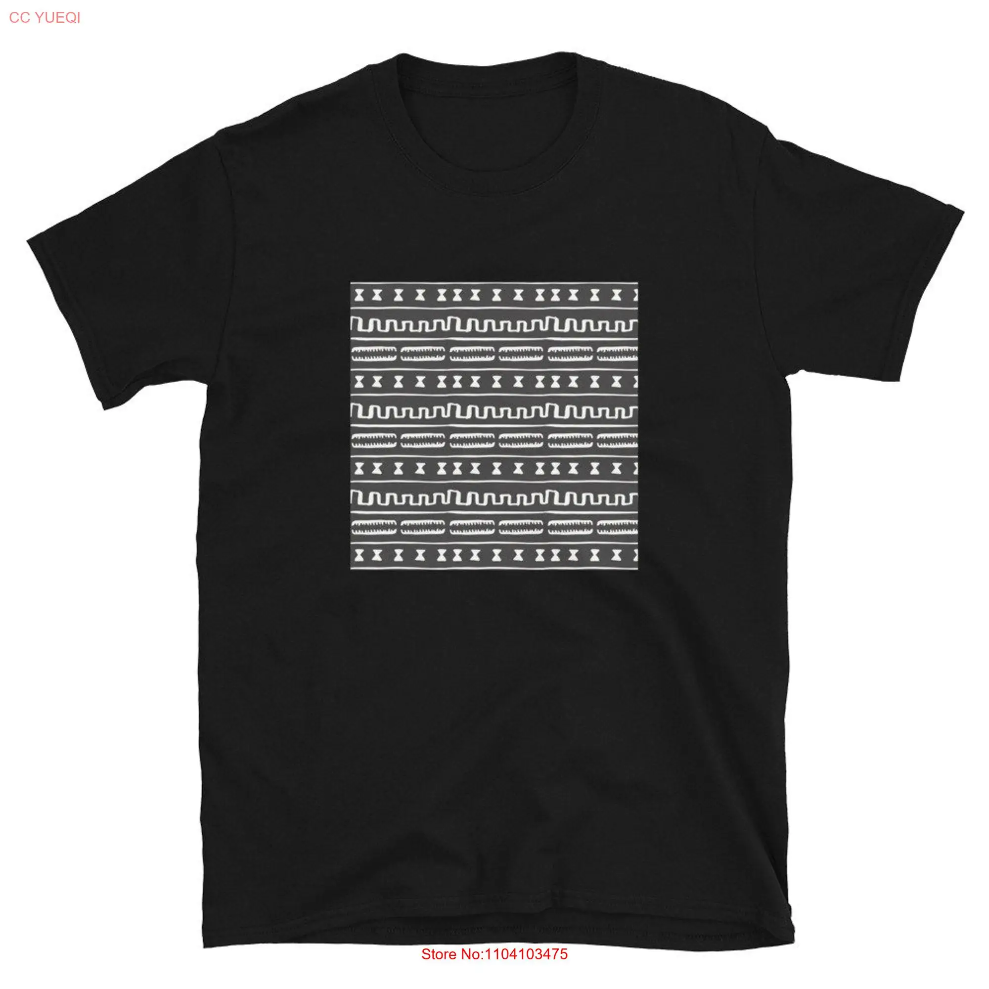 African Mud Cloth Style 001 T Shirt Adult Clothing Designs Ideas long or short sleeves