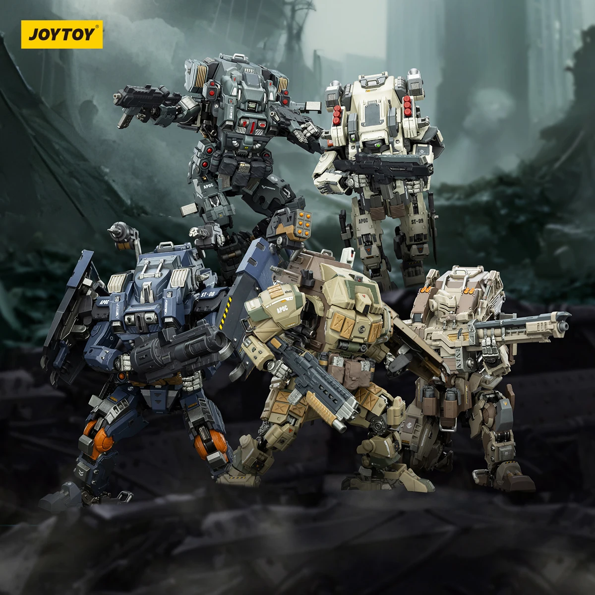 

JOYTOY Dark Source 1/25 Scale APOC Series Mech Shadow MirageMulti Iron Vanguard Sky Striker Action Figure Model for Collection