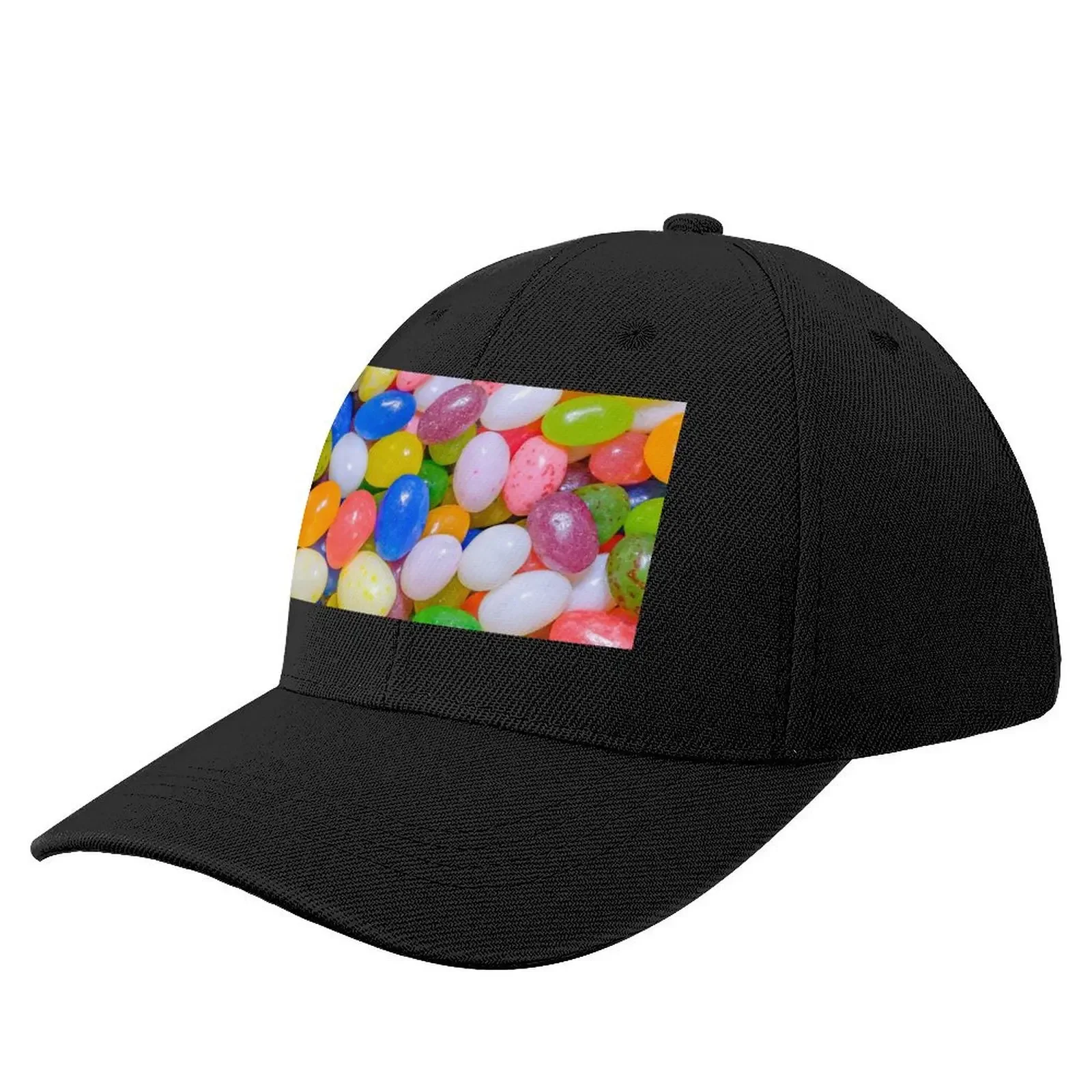 

Gourmet Jelly Beans Colorful Candy Photograph Baseball Cap hard hat Bobble Hat Golf Women Men's