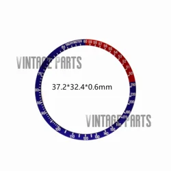 37.2*32.4Mm PEPSI Aluminum BEZELinsert  fit for seiko  6139 6002 POGUE Watch