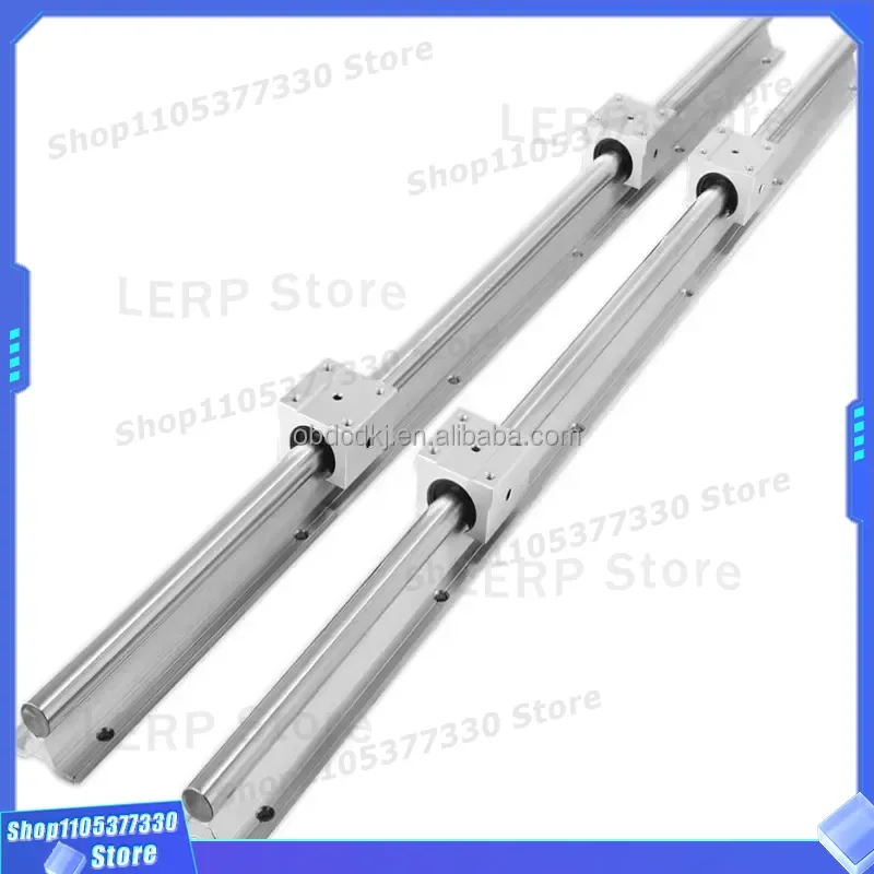 High Precision Chrome Steel Linear Guide Rail Polished Rod Slide Bearing for Woodworking Saw Table Track Slider Device Linear