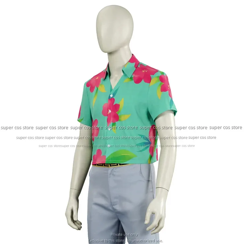 CyKPop Saja Cos Jungen Baby Cosplay Kostüm Perücke Bedrucktes T-Shirt Hosen Dämon Cartoon Jäger Rollenspiel Halloween Karneval Party Anzug