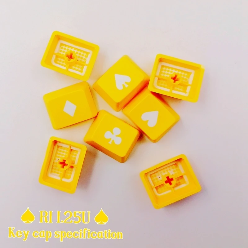 4PCS Gaming Keycaps For Mechanical Gaming Keyboards 1.25U 4 Keys Thick PBT Keycaps Design OEM