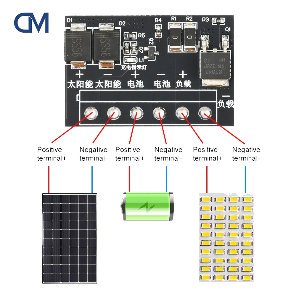 Dc 6-45V Solar Stre…