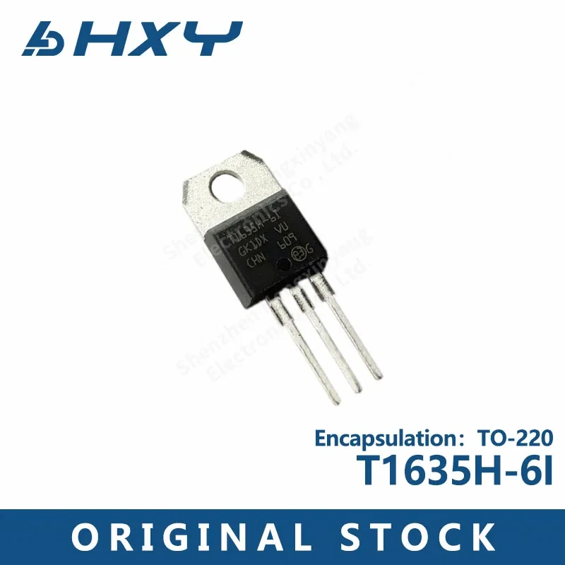 10PCS T1635H-6I In-line TO-220 bidirectional thyristor T1635H-61