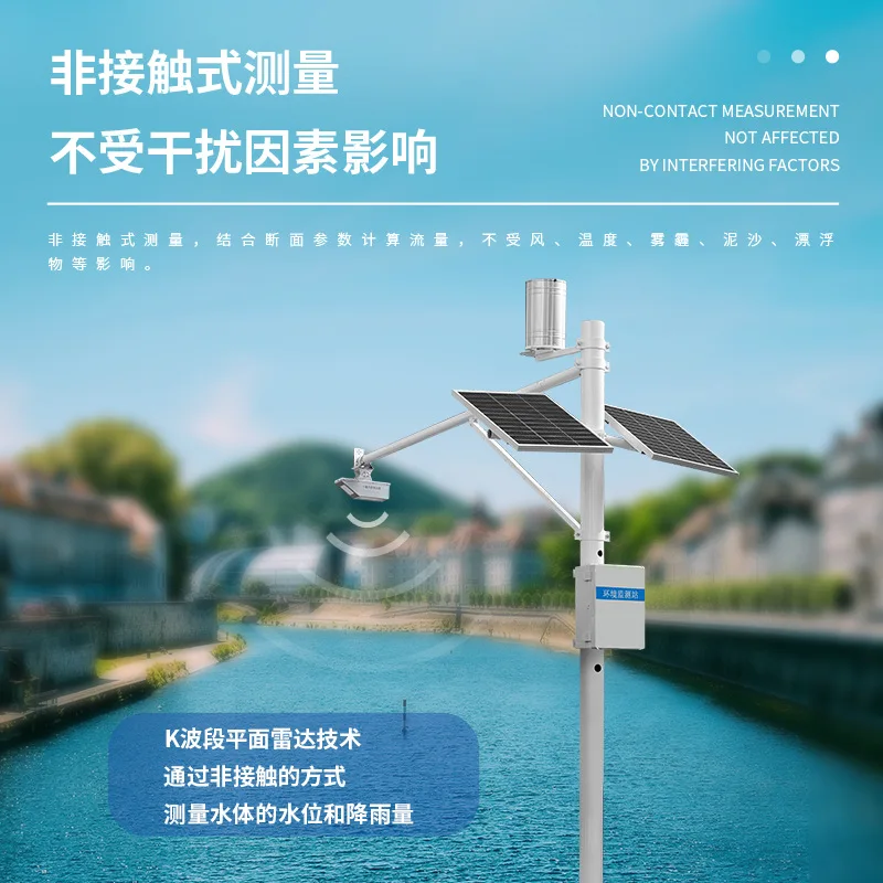 River water level monitor Water level monitoring station Flood control and early warning