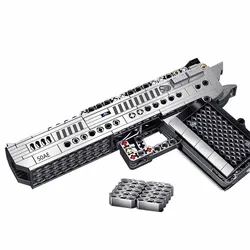 WW2 Military Desert Eagle Gun Assemble Model Building Blocks World War II Soldier DIY Sets Dolls Brick Children Toys Gifts