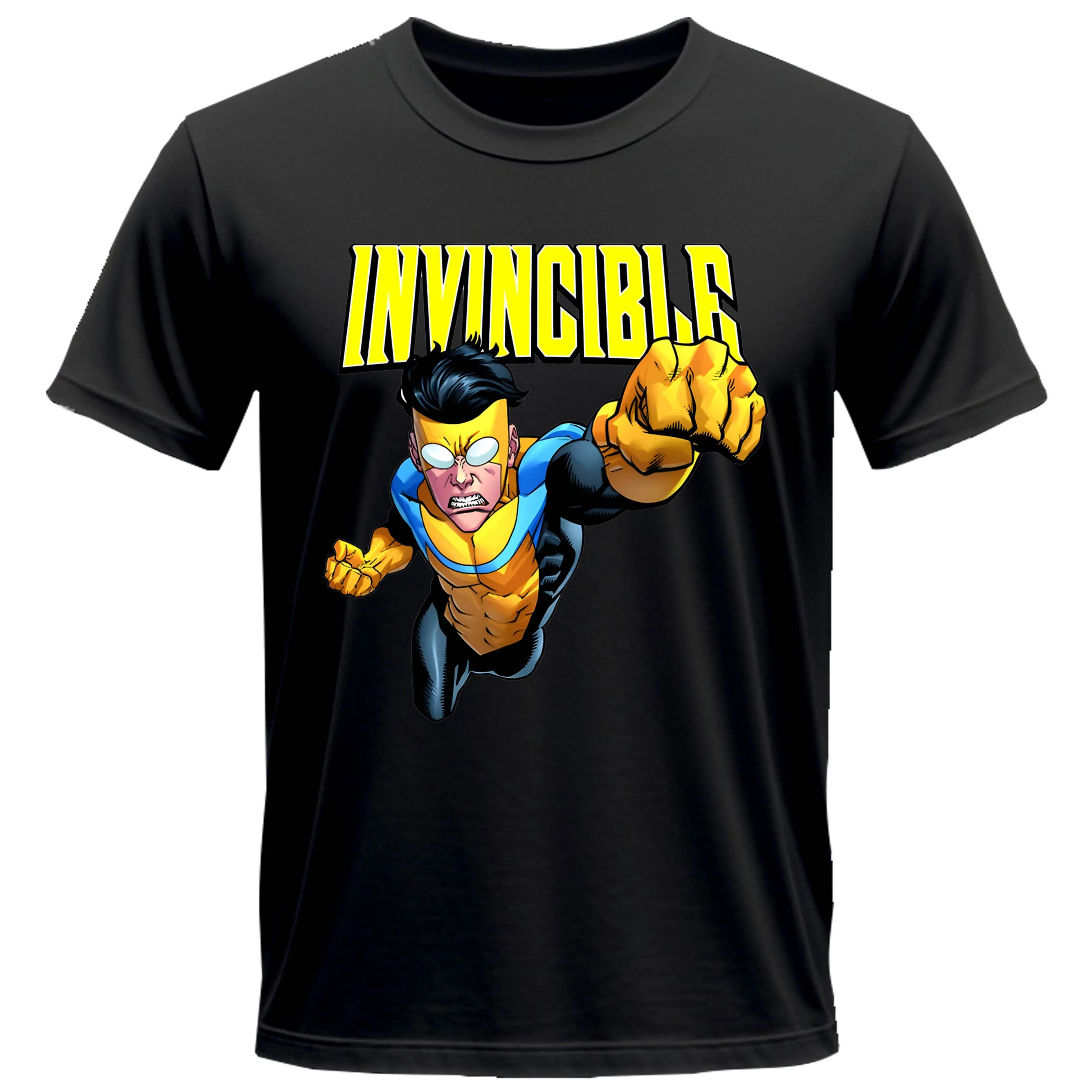 

2025 Invincible NEW Merch футболки для мужчин и женщин для взрослых аниме футболка из 100% хлопка с круглым воротником и короткими рукавами всесезонные топы