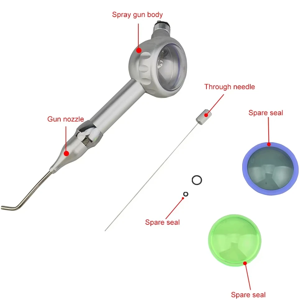 W Air Water Polisher Jet Air Flow สุขอนามัยช่องปากทําความสะอาดฟัน Prophys เครื่องมือขัด