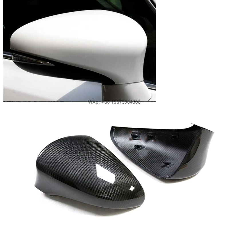

100% Pure Carbon Fiber Mirror Covers OEM Fitment for CT ES IS GS LS 2013+ Replacement Side Mirror Cover