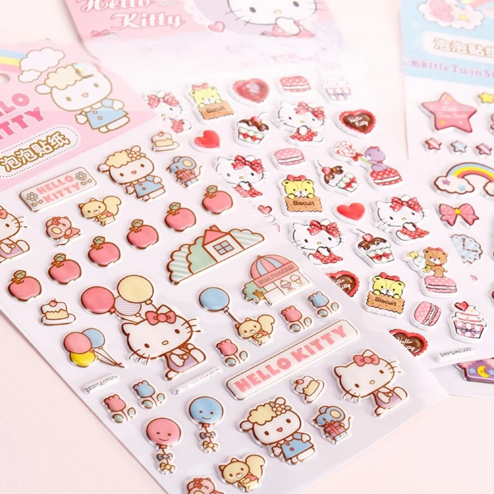 本物のサンリオステッカーハローキティ漫画 DIY 電話ギターラップトップノートブックスーツケース防水ステッカー女の子のおもちゃギフト