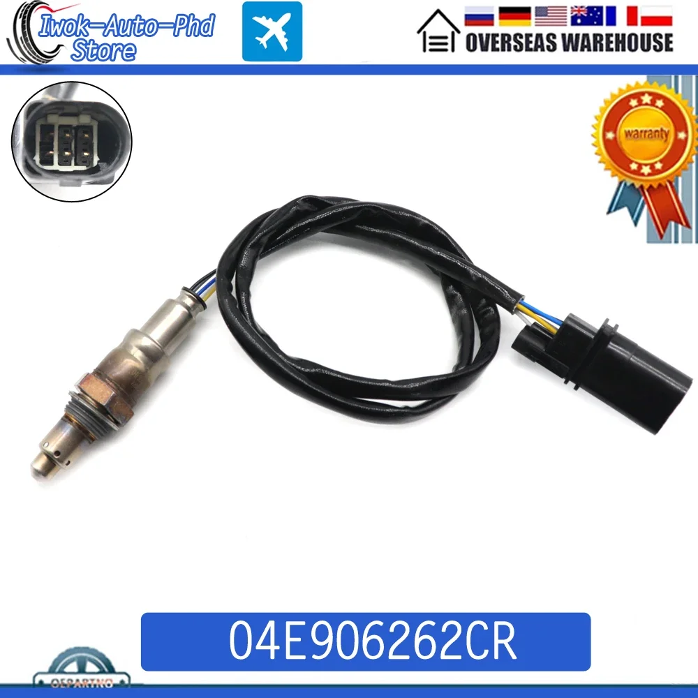 04E906262CR Upstream Air Fuel Ratio Lambda O2 Oxygen Sensor for Volkswagen Arteon Golf 1.4L Audi A3 A4 2019-2021 04E 906 262CR