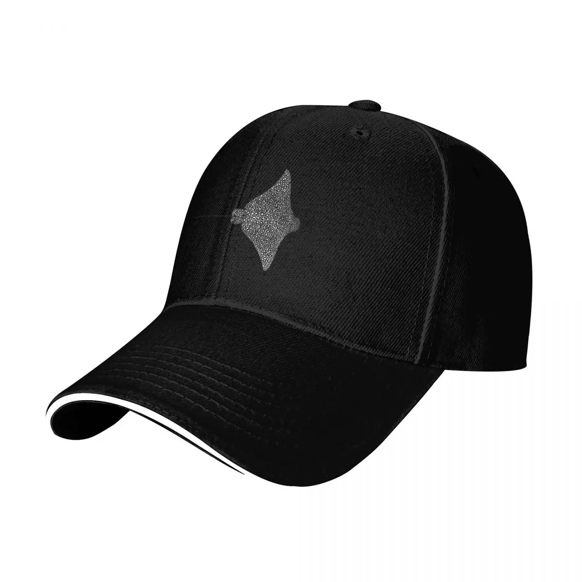 Spotted Eagle Ray Baseball Cap Cotton Twill Breathable Contrast Two Tone Brim Snapback Flat Bill