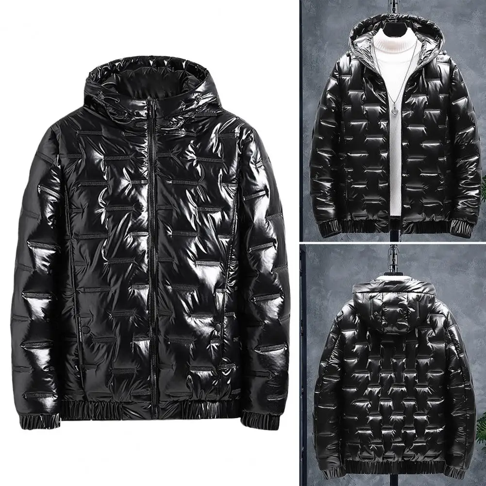 Men Jacket  Popular Embossing Zipper  Overcoat Windbreaker  Male Men Windbreaker