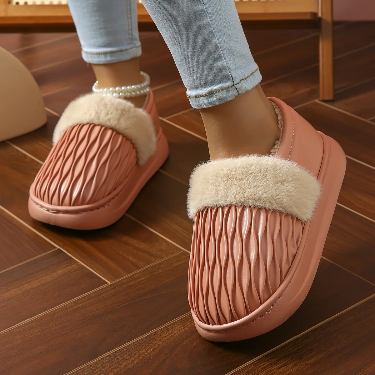 Thick Bottom Fluffy Bag Heel S - đánh giá và giá Women Bags And Shoes