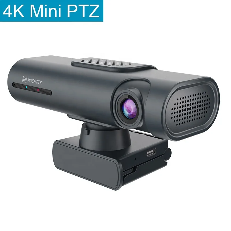 4K Mini PTZ Auto Tracking Gesture Control PC Camera Dual Microphones CMOS Image Sensor Webcams Show Mode Conferencing Cameras