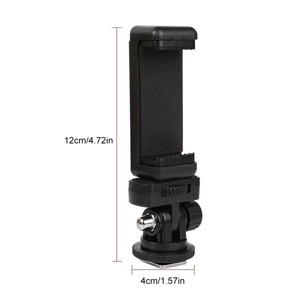 Support pour téléphone 360 °   Caméra rotative, support de téléphone, adaptateur de trépied Flexible pour Canon, Nikon, Sony, appareil photo DSLR