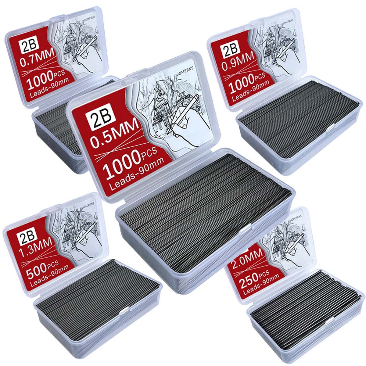 250-1000 шт. Сменные грифели д – обзор и цена Mechanical Pencil Lead