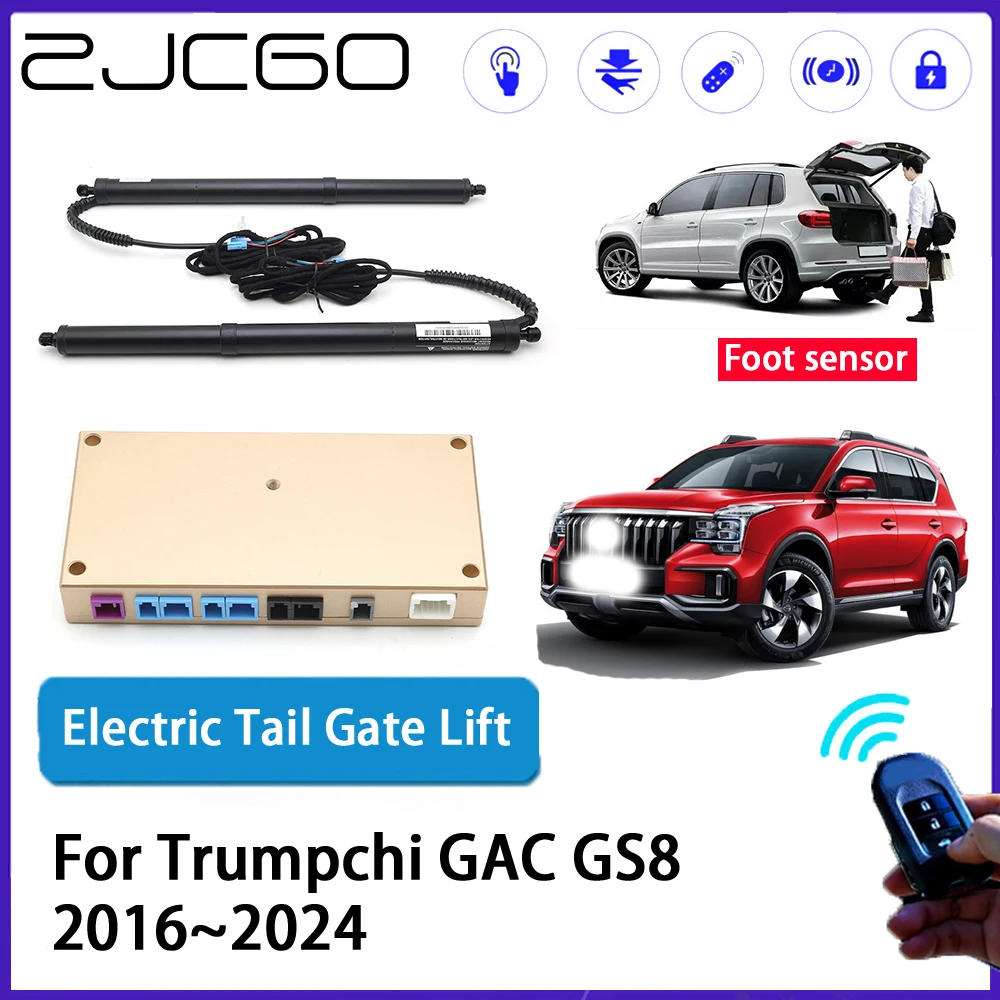 

ZJCGO Car Auto Trunk intelligent Electric Tail Gate Lift Automatic Tailgate Opener for Trumpchi GAC GS8 2016~2024