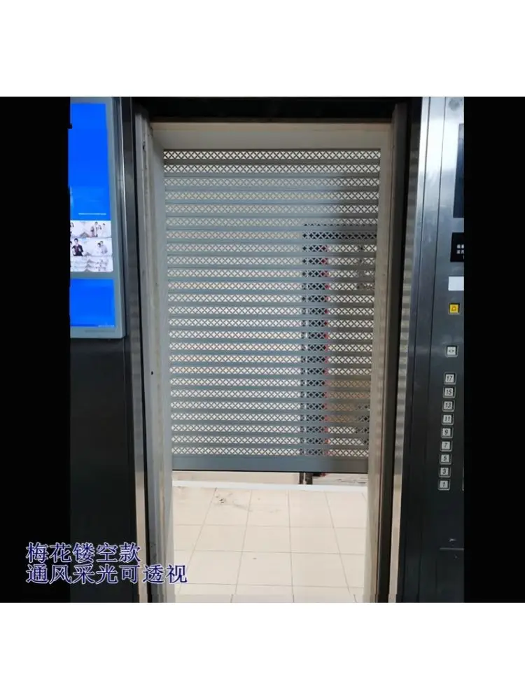 Elevator Anti-Theft Door Household Ventilation Small Electric Shutter Door European Style Roller Shutters Villa Security Window