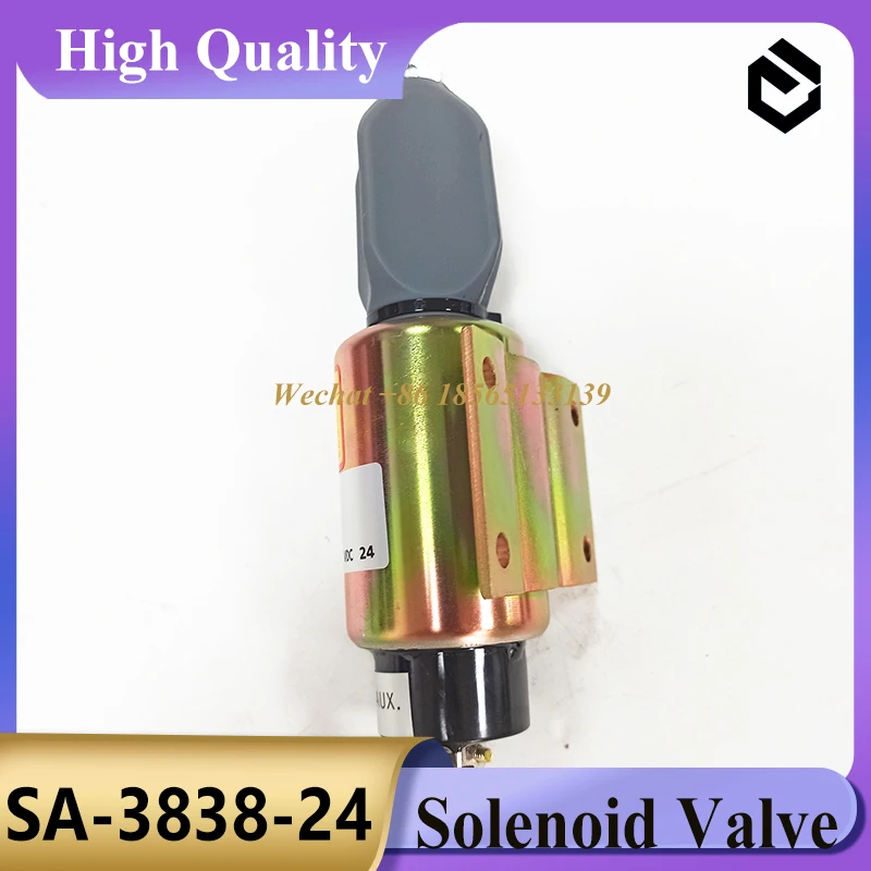 SA-3838-24 Fuel Shutoff Stop Solenoid 2003-24E7U1B1S2A Solenoid Valve for Cummins Engine Parts