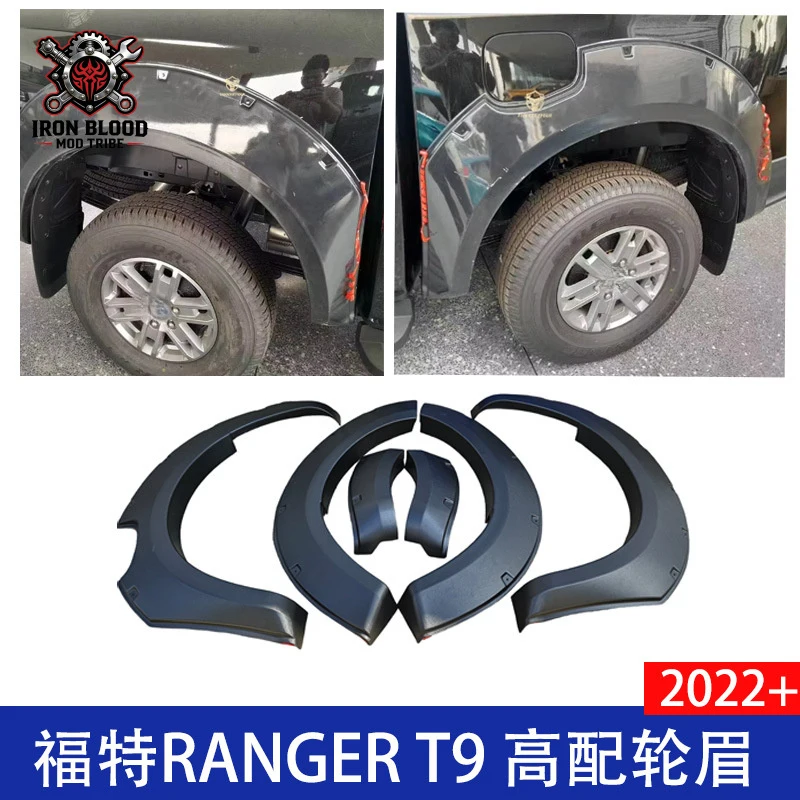 Suitable For Ford T9RANGER Modified With Decorative Screws On Wheel Arches, High-End 9Inch Fenders 2022+