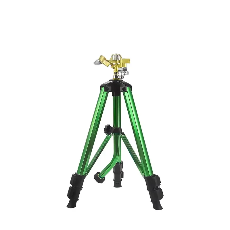 High Efficiency Power Sprayers Weighted Heavy Metal Bar Impact Sprinkler Tripod Base