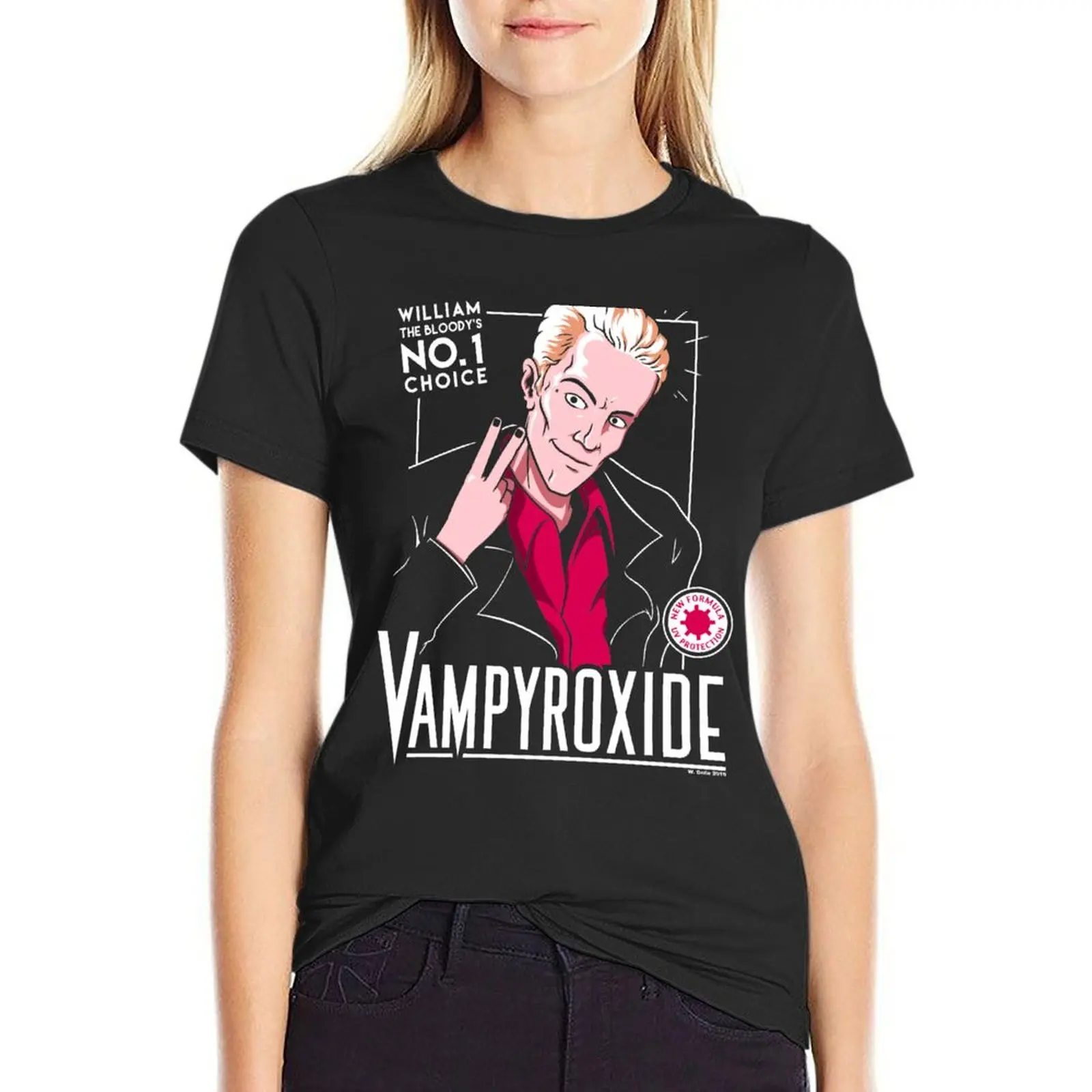 Vampyroxide (Comic Version) T-Shirt Short sleeve tee tees t shirts for Womens