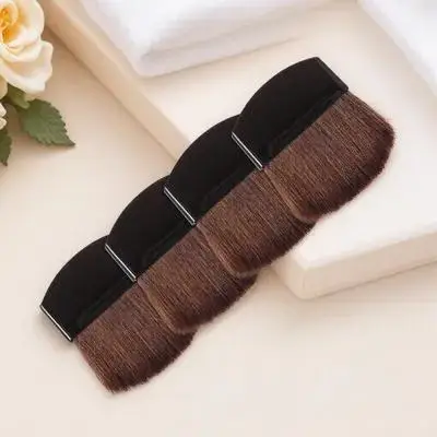 4Pcs Brush Set Blush Powder Highlighter Brush Skin Friendly Light Weight Small Size Portable for Women Facial Makeup