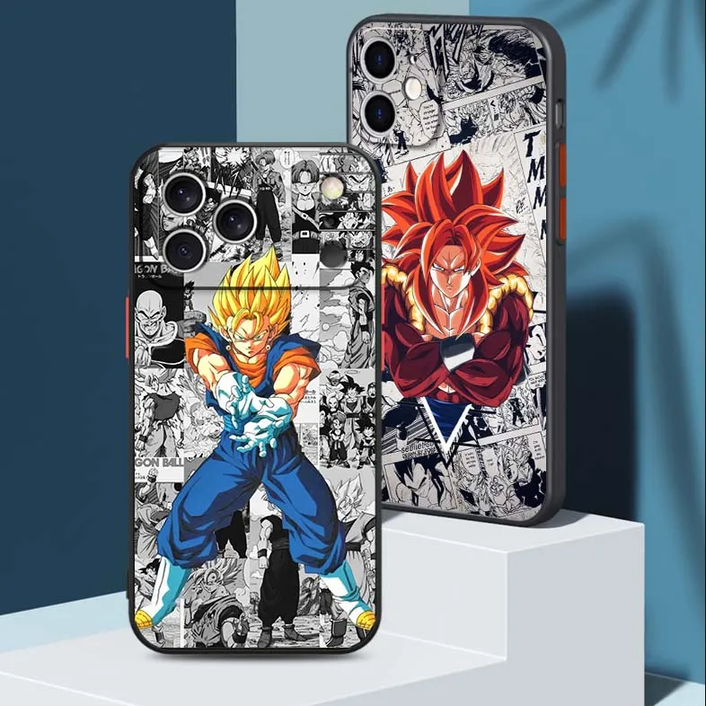 Luxury D-Dragones Hot B-Balls Phone Case For Apple iPhone 17 Air 16 15 14 13 12 11 XS X Pro Max Plus Frosted Translucent