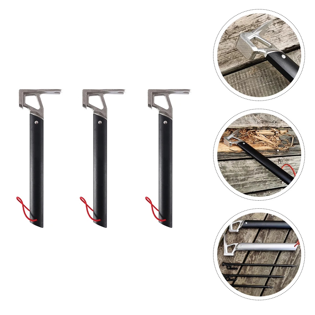 

Portable Tent Steel Electric Zinc Wood H Camping Outdoor Hammer Hiking Tools Nail Extractor Outdoor Copper Head