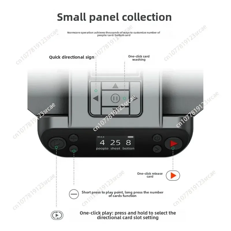 Max 5 Automatic Card Shuffler Dealer Dispenser Distributor, Card Shuffling & Dealing Tool with 4 Remotes, 2 in 1 Poker Machine