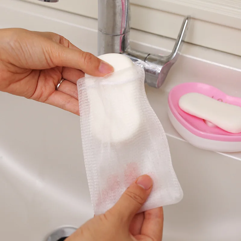 Wash Hands Buuble Bags Sponge Bath Mesh Cloth Clean Towel Shower Towel Bathing Scrub Washcloth Body Towel Foaming Net Soaps Make