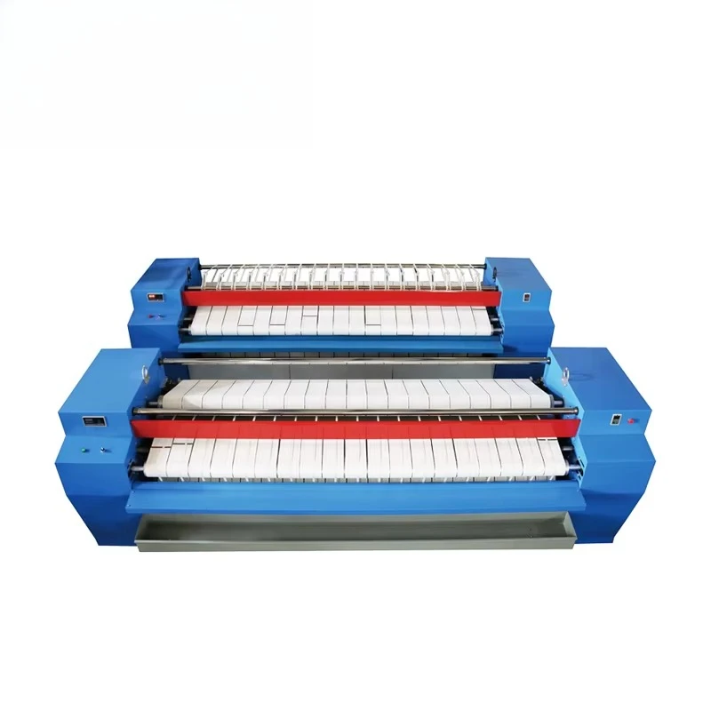Hot Factory Sales Ironing Equipment Industrial Commercial Hotel Fuel Heating Manual Automatic Double-Roll Ironing Machine